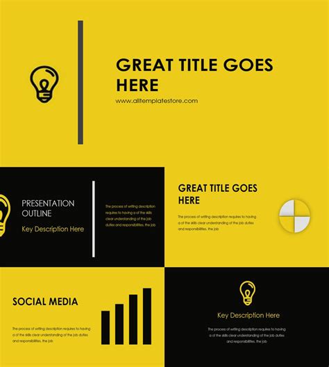 Tampilan Template PowerPoint Yellow Free Wajib Tahu Untuk Membuat Presentasi Dengan Menarik