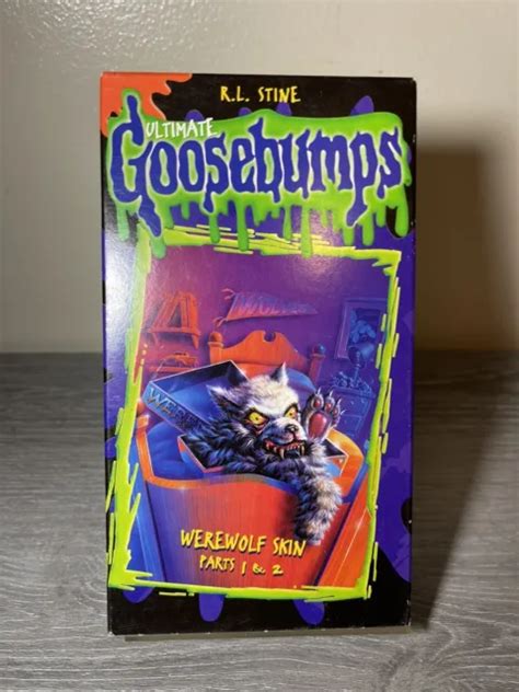 Ultimate Goosebumps Werewolf Skin Vhs Part 1 And 2 20th Century Fox