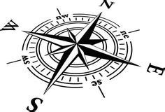 Compass vector image on | Compass vector, Compass drawing, Compass