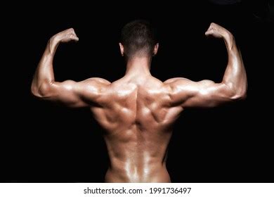 Bodybuilders Male Back Naked Body Muscular Foto Stock 1991736497
