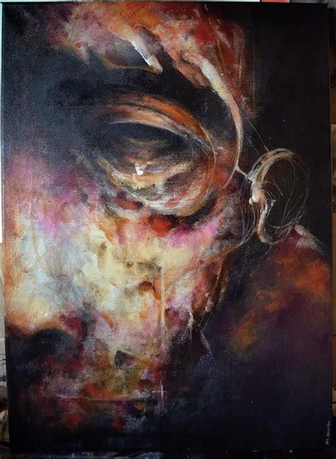 Painting By Eric Lacombe Lacombe Creepy Art Distortion Portraits