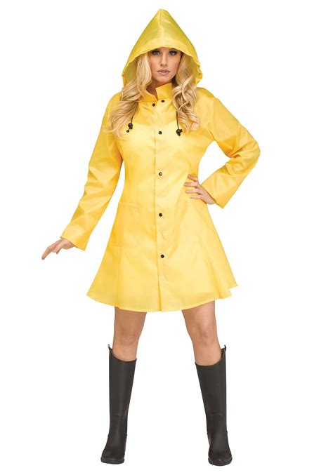 The Womens Yellow Raincoat Costume