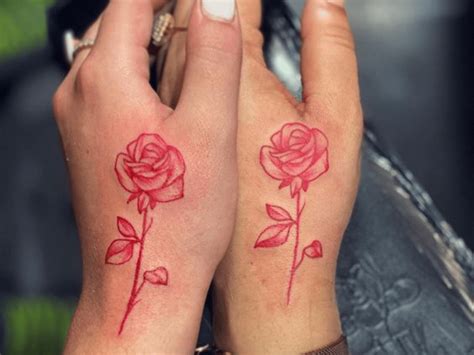 20 Rose Tattoo Ideas That Are Cute Af Society19