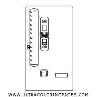 Vending Machine Coloring Page Ultra Coloring Pages