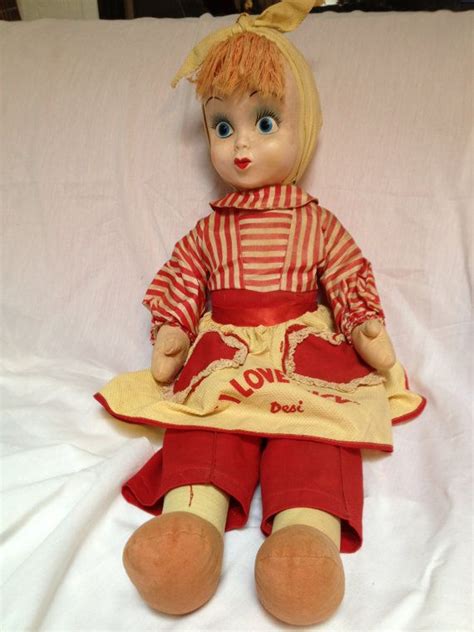 1953 Lucy Doll With Apron Old Dolls Antique Dolls Vintage Paper Dolls Vintage Toys I Love