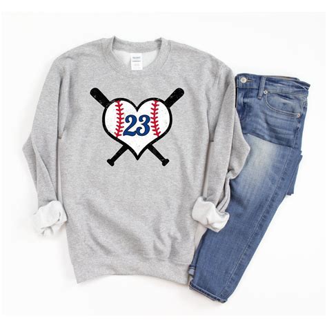 Baseball Sweatshirt Womens Custom Baseball Sweatshirt Long Sleeve