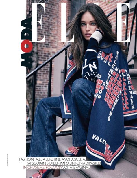 Emily Didonato Elle Italy 2019 Cover Fashion Editorial
