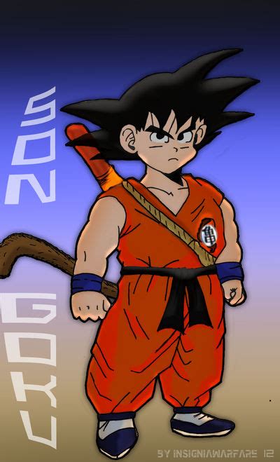 Son Goku Color By Insigniawarfare On Deviantart