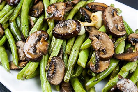 Roasted Green Beans And Mushrooms Dont Sweat The Recipe