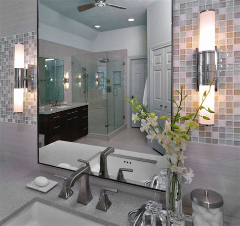 Dreamstime is the world`s largest stock photography community. Modern Bathroom Remodel with Mosaic Tile - Modern ...