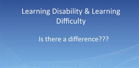 What Is The Difference Between Learning Disabilities And Learning
