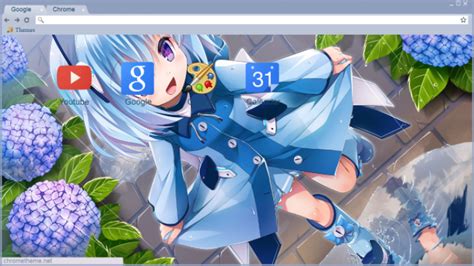 Anime Girl Chrome Theme Themebeta