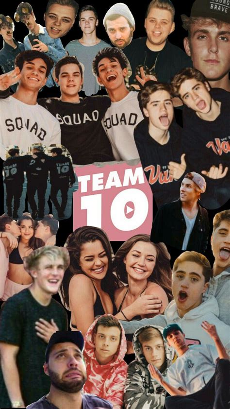 Original Team 10 Collage Phone Wallpaper Made By Me Gabby Derryberry