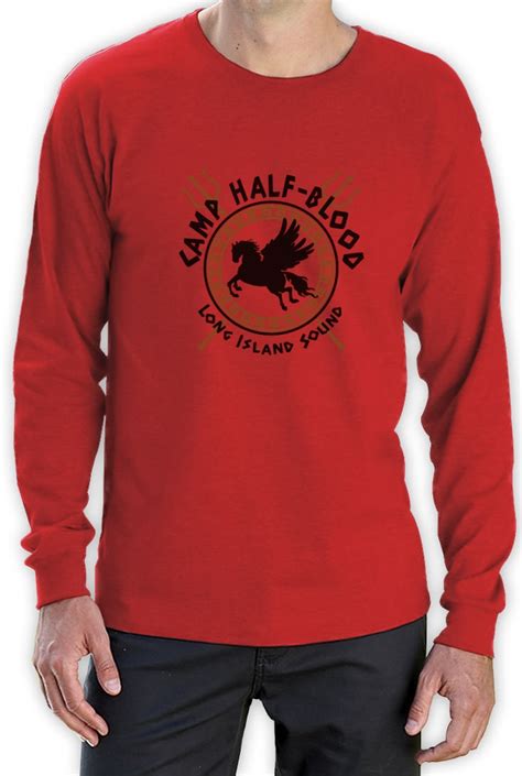 Camp Half Blood Gods Long Sleeve T Shirt Pegasus Percy Jackson Sci Fi