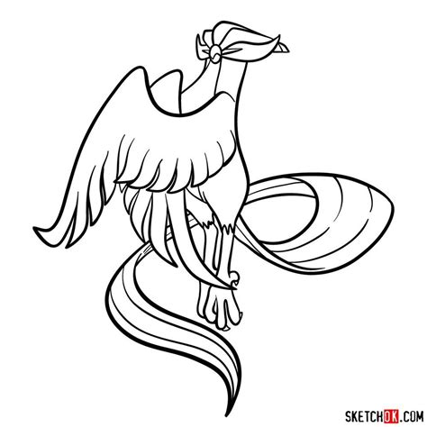 Pokemon Coloring Articuno Pages Para Colouring Printable Drawing
