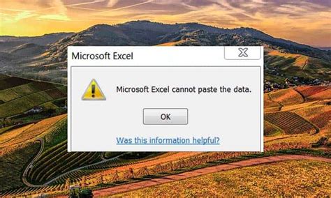 H Ng D N C Ch S A L I Microsoft Excel Cannot Paste The Data Error
