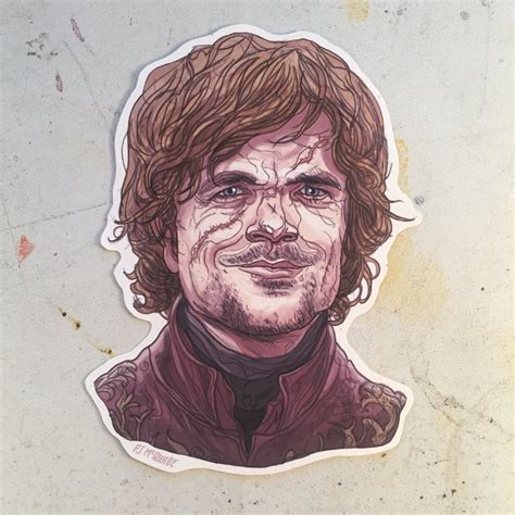 Tyrion Lannister Game Of Thrones Waterproof Sticker Etsy