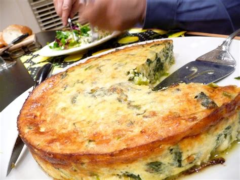 Slide the baking sheet onto the preheated sheet; Vegetable Torte with Asparagus, Zucchini, Spinach, Onion and Homemade Ricotta | Summer Delights ...