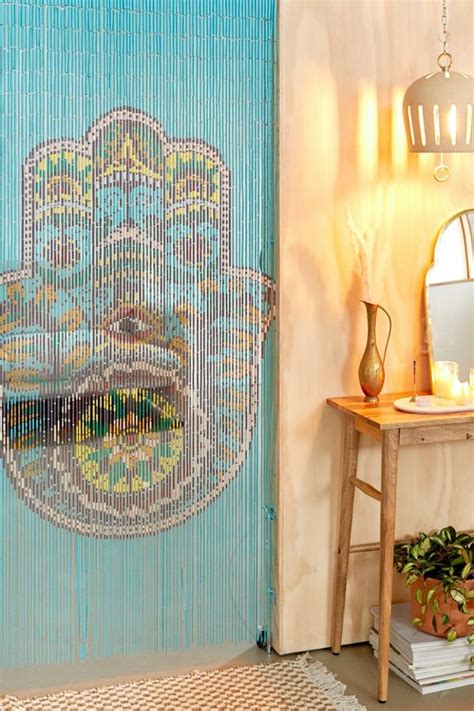 Hand Bamboo Beaded Curtain Urban Outfitters