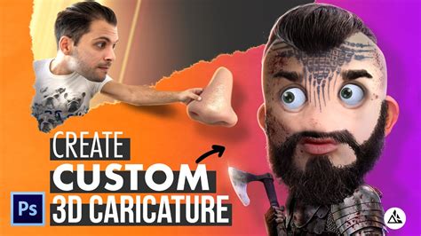 How To Create A Custom 3d Caricature In Photoshop Photoshop Tutorial