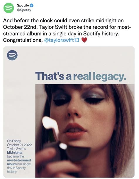 Taylor Swift Shatters Spotify And Apple Music Streaming Records With