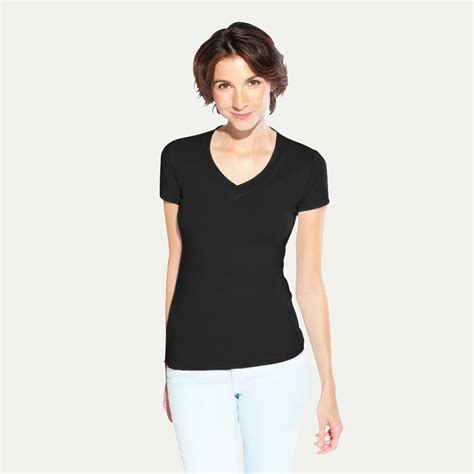 Sometimes, the simple choices are still the best. Women V-neck T-shirts now in Sale | promodoro