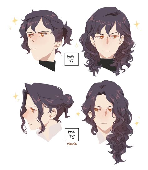 Anime Hair Reference Curly Yamato Wallpaper Riset