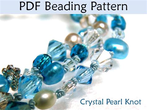 Beading Pattern Tutorial Pearl Knotting Simple Bead Patterns