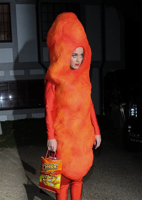 Katy Perry As A Flamin Hot Cheeto Celebrities Dressed Up As Foods And Chefs Popsugar Food