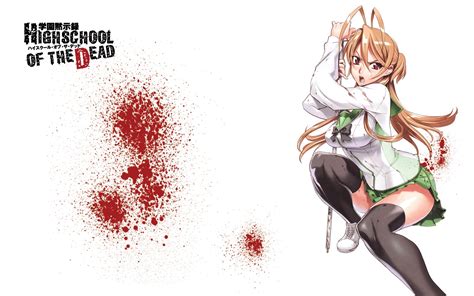 Hotd☠ Highschool Of The Dead Wallpaper 35580942 Fanpop