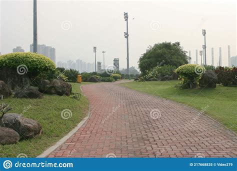 The Brick Road At At Penfold Park Hk 15 Oct 2005 Stock Image Image