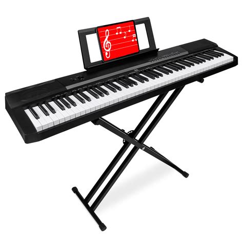 Best Choice Products 88 Key Digital Piano Set With Weighted Keys