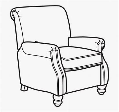 Chair Line Drawing Easy Cartoon Transparent Netclipart