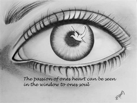 Window To The Soul Drawing By Manon Zemanek Fine Art America