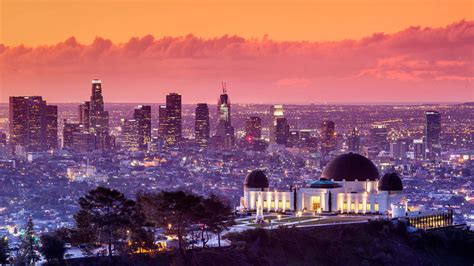 View Of The Griffith Observatory Los Angeles California