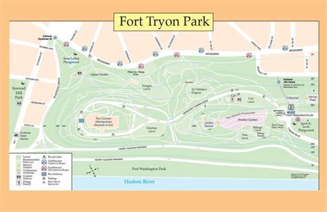 The Map To Fort Tryon Park Before8