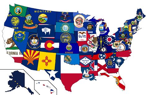 United States Flag Map By Heersander On Deviantart