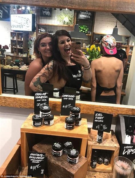 Lush Staff Show Up To Work Completely Naked In The Us Daily Mail Online