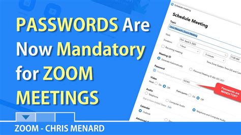 R you many choices to save money thanks to 17 active results. Zoom meetings: Passwords are now REQUIRED for meetings by Chris Menard - YouTube