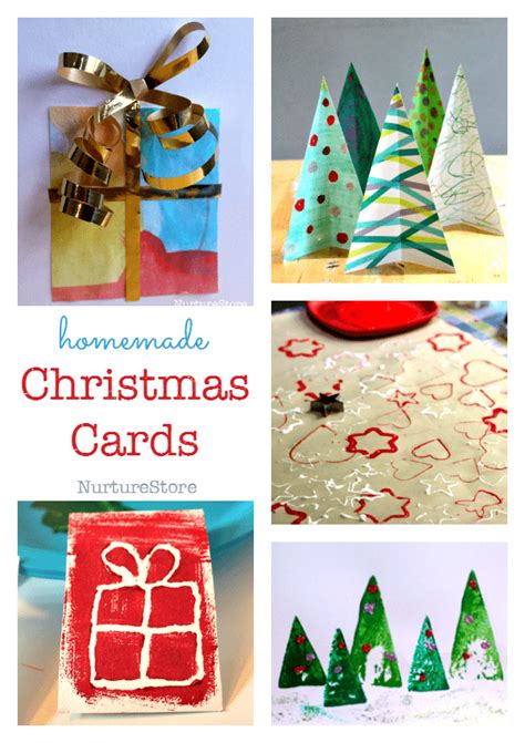 51 christmas diy card idea for kids. Easy Christmas cards for children to make - NurtureStore