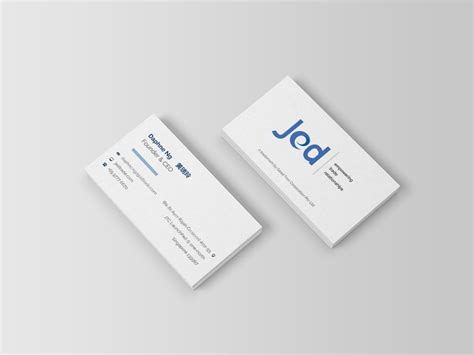 Be it a wordmark, lettermark, business/personal name, you can start with perfect templates or design from zero. JED Trade Website and Name Card Design | Serene Soh ...