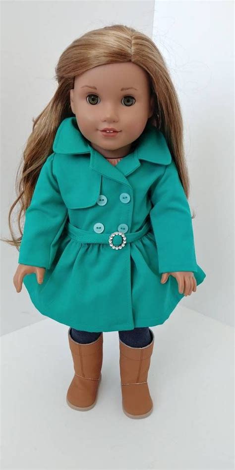 18 inch doll coat american girl doll clothing 18 inch doll etsy canada doll clothes
