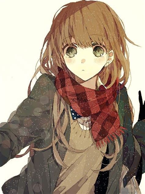 Anime Girl With Brown Hair And Hazel Eyes Anime