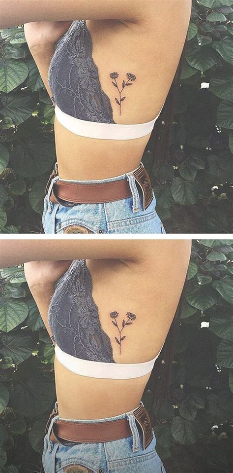 Pin By Marie Fri On I N K Rib Tattoos For Women Flower Tattoo On Ribs Rib Tattoo