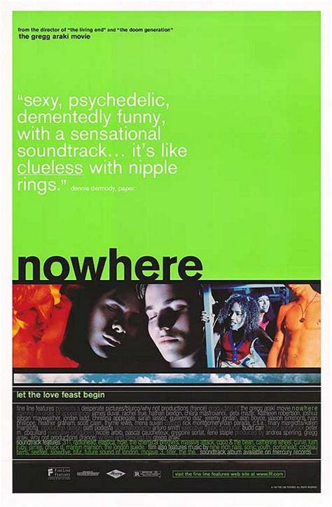 Hatchets appear in the hands of mooks during some action. Nowhere Movie Poster (#2 of 2) - IMP Awards