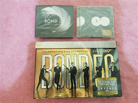 James Bond Limited Edition Blu Ray Boxset And Soundtrack CD Collection