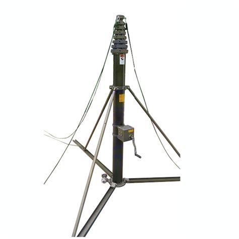 10m Manual Crank Operation Telescopic Mast Huaian Nengren Manufacture