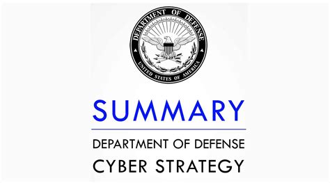 Dod Cyber Strategy 2018 Internet Salmagundi