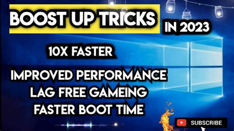 How To Boost Up Your Windows Pc Performance In 2023best Performance