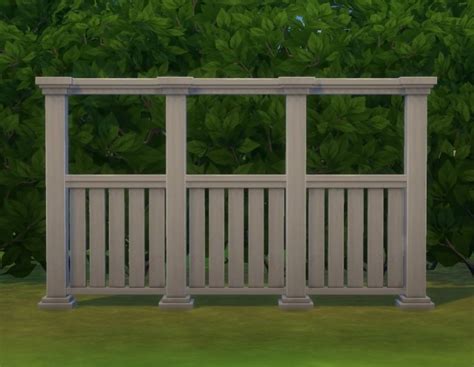 Tasteful Fence By Plasticbox At Mod The Sims Sims 4 Updates